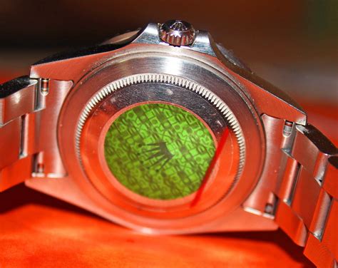 rolex green caseback sticker|Rolex caseback meaning.